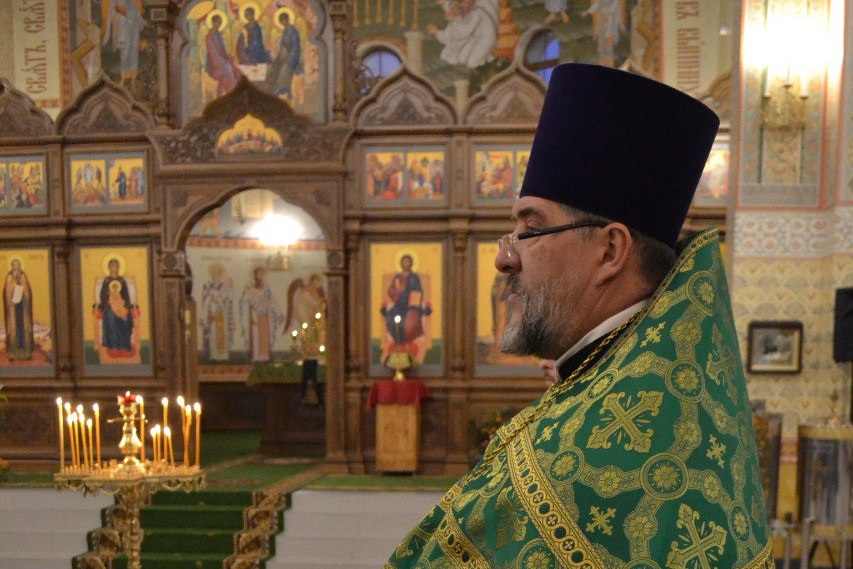 Освящение главного алтаря в честь преподобного Саввы Сторожевского. 15.12.2015