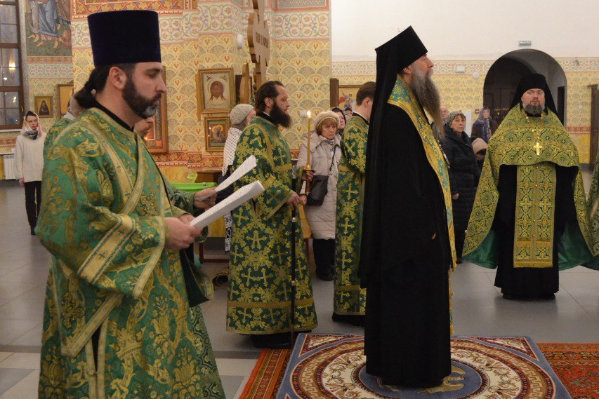 Освящение главного алтаря в честь преподобного Саввы Сторожевского. 15.12.2015