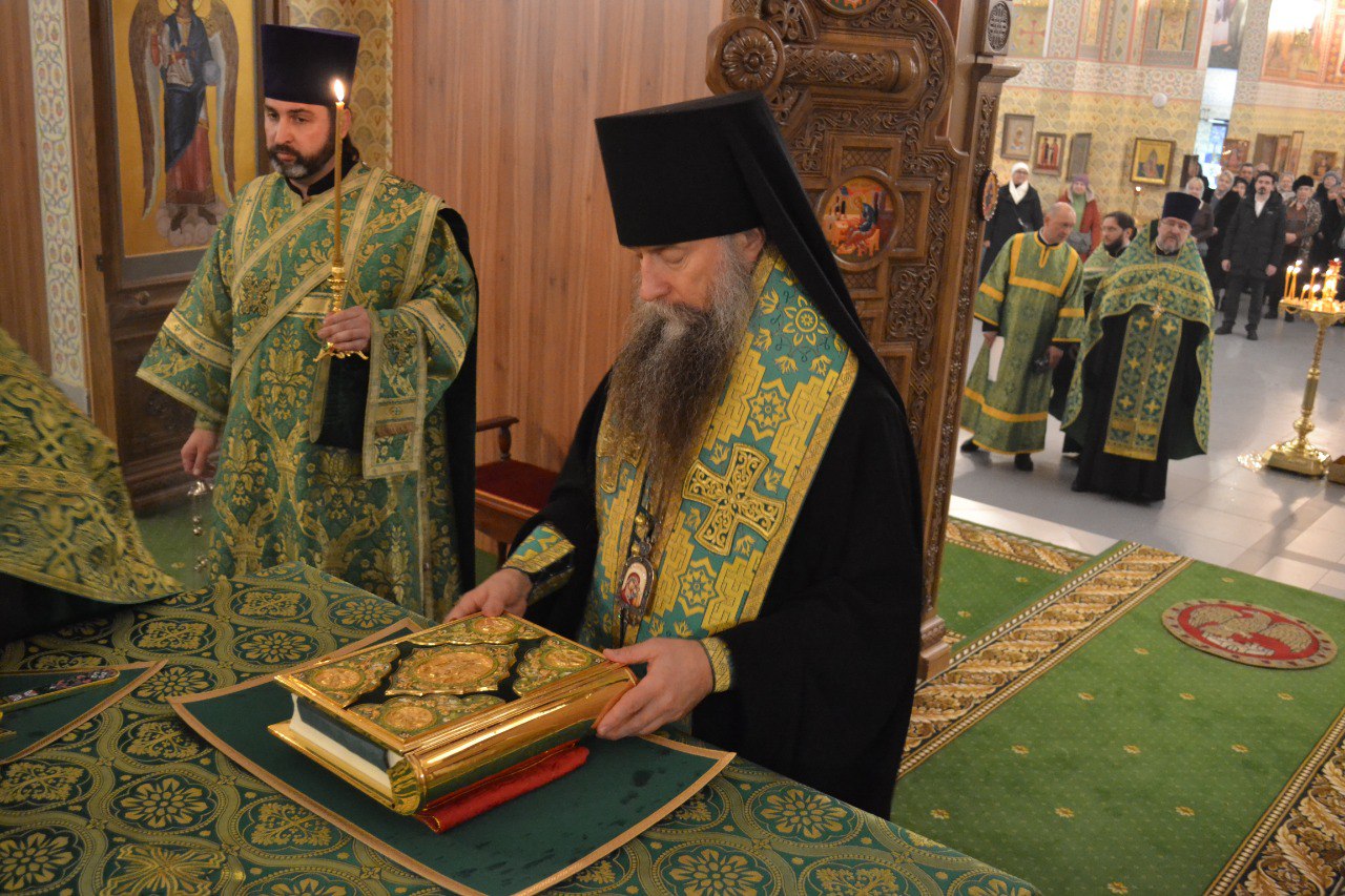 Освящение главного алтаря в честь преподобного Саввы Сторожевского. 15.12.2015