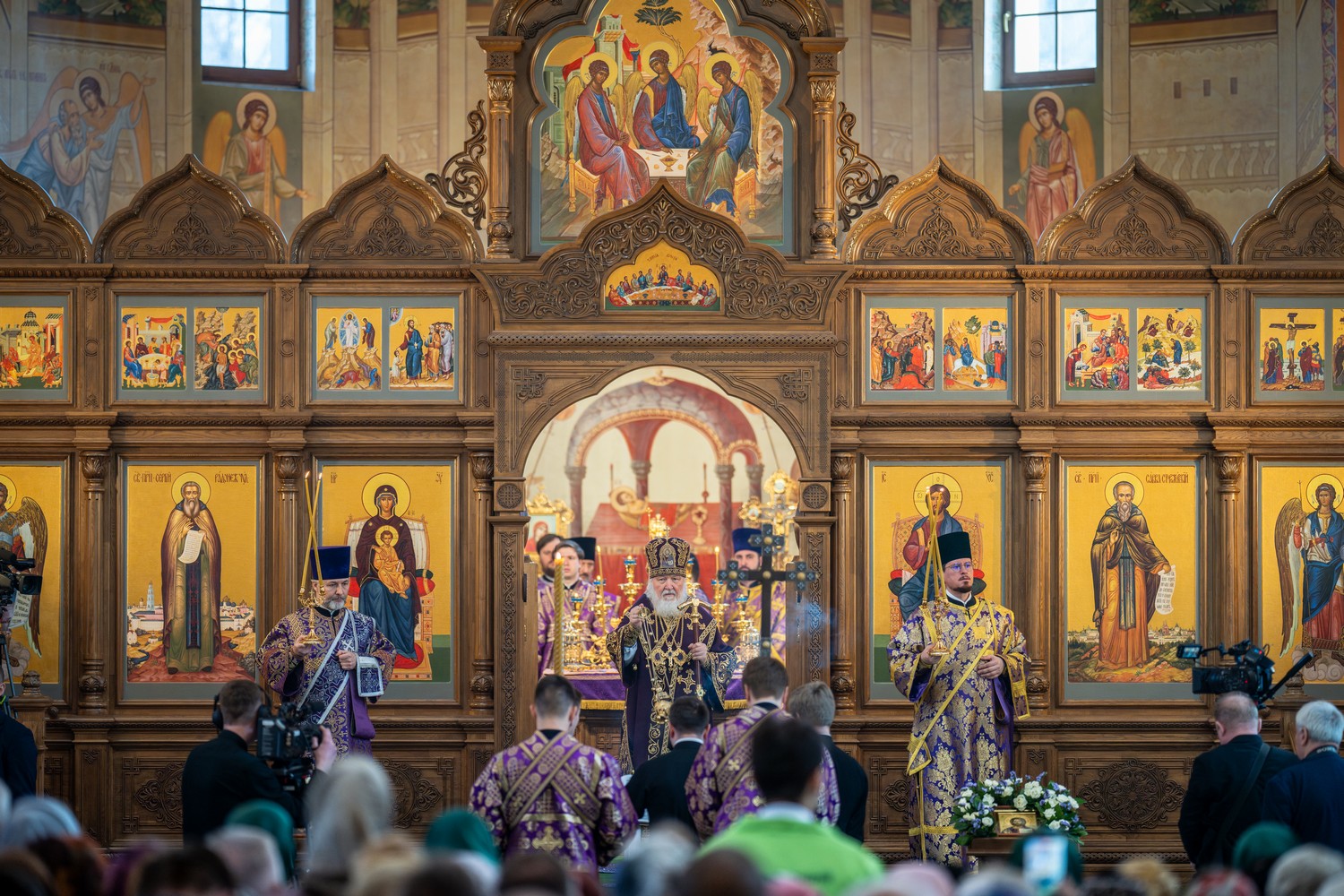 Неделя 4-ю Великого поста, прп. Иоанна Лествичника, 40 Севастийских мучеников. Великое освящение храма. 22.03.2026